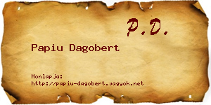 Papiu Dagobert névjegykártya